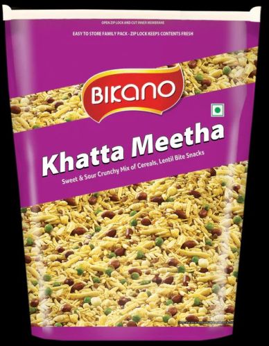 Bikano Khatta Meetha Namkeen, Packaging Type : Plastic Bag