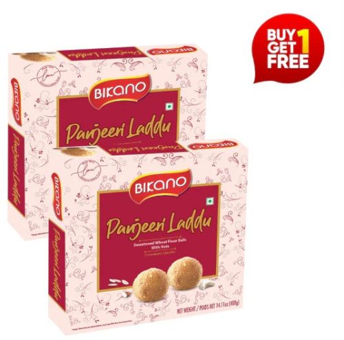 Bikano Panjeeri Laddoo (Bogo), Packaging Type : Box