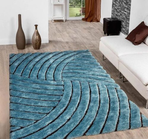 Premium Handwoven 3D Carved Super Soft Modern Area Shaggy Carpet