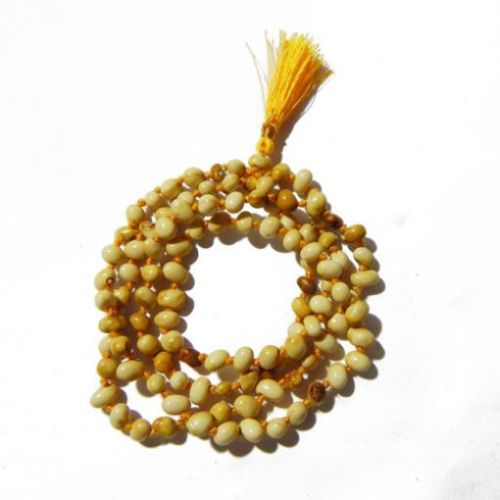 White/yellow Gunja Mala