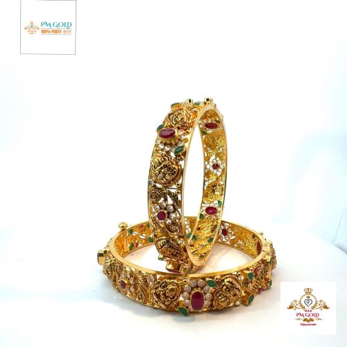 Ladies Gold Bangle Set Bn011