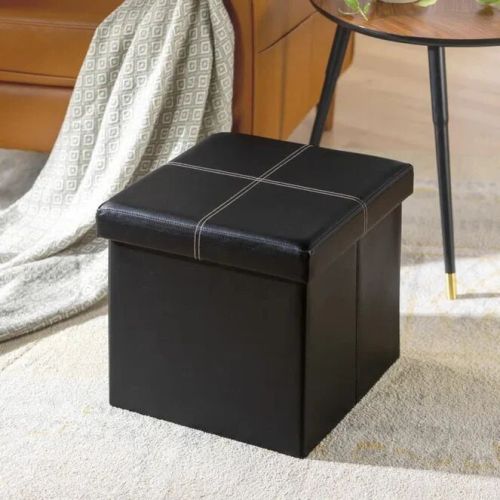 Brilon Vegan Leather Ottoman