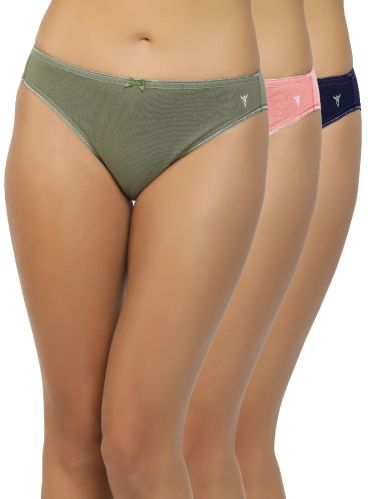 Shyygl Women Cotton Panty Spandex High Leg Bikini Panties