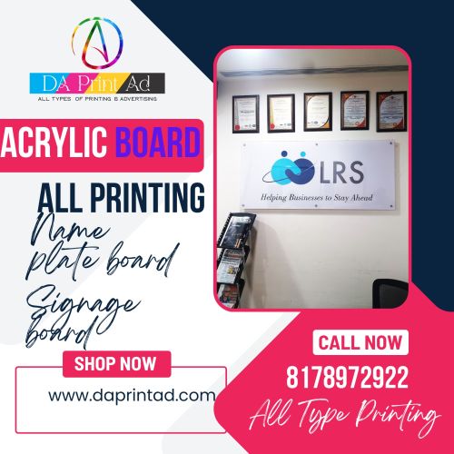 Acrylic Board Printing Service