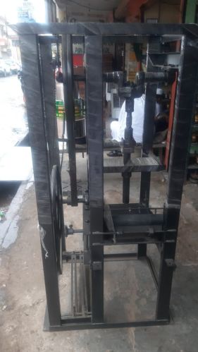 Automatic Single Die Paper Plate Making Machine, Color : Black