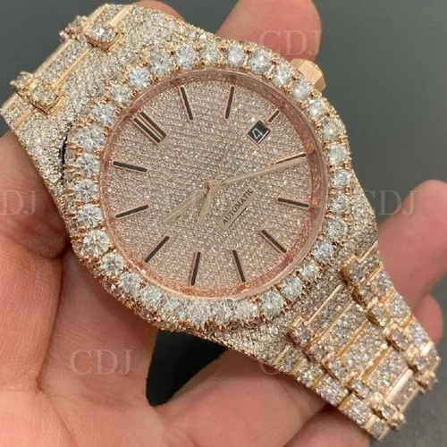 Hip Hop Fully Automatic Moissanite Diamond Watch