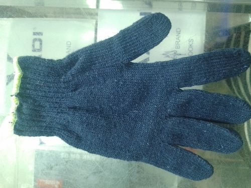 Plain Hand Gloves, Color : Blue, Gender : Male