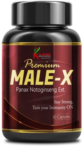 Male X Capsules, Packaging Type : Bottle