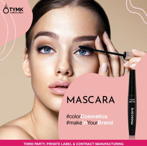 Mascara, Color : Black, Form : Liquid, Packaging Type : Box