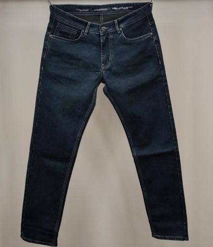 Louppee Plain Denim Lycra Green Rich Look Jeans Mens Fancy Style