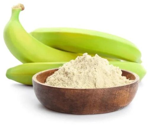 Organic Green Banana Powder, Color : White-Creamy