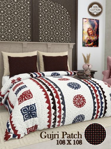 Patchwork Cotton Bedsheet Set (Jaipurbedsheetwala) For Home