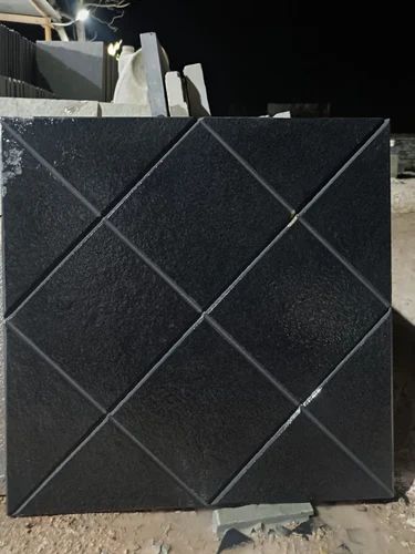 Kadappa Black Limestone Slab, Shape : Square For Flooring