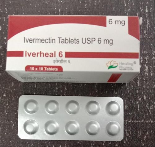 Iverheal Ivermectin 6mg Tablets, Packaging Type : Strip