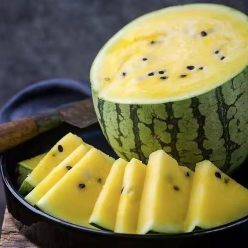 Natural A Grade Yellow Watermelon, Packaging Type : Loose
