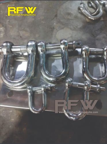 Aluminium D Shackle, Packaging Type : Grey, Silver