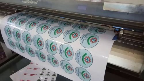 Vinyl Label Printing Service, Color : Multicolor