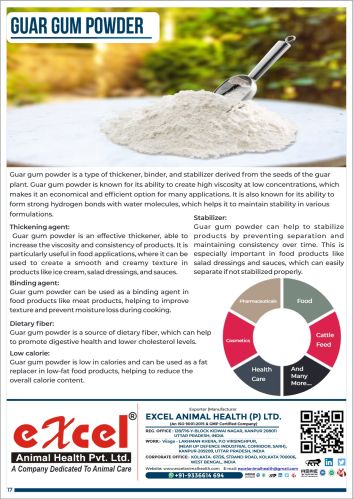 EXCEL Common Guar Gum Powder Dried