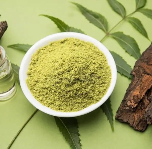 Organic Neem Powder, Color : Green, Grade Standard : Medicine Grade