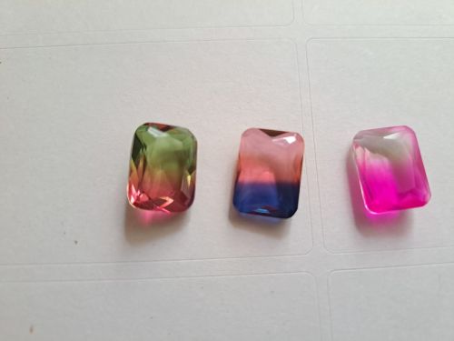 Polished Gemstone Glass Cut Stone, Stone Form : China