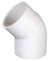 Jindal 45 Degree UPVC Elbow, Color : White for Plumbing Pipe