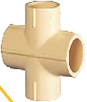 Jindal CPVC Cross Tee, Color : Cream for Fittings