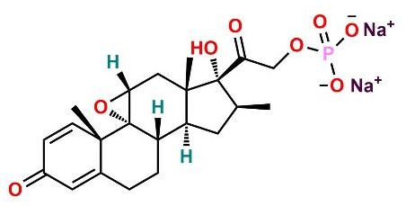 Epoxybetamethasone Sodium Phosphate, Purity : Nlt 90%, Form : Powder