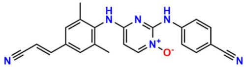 N-oxide Rilpivirine Impurity, Grade : EP Or USP, Purity : NLT 90%