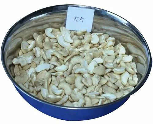 Natural KK White Split Cashew Nuts, Packaging Type : Plastic Packet