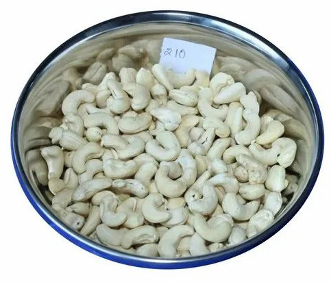 Common W 210 Cashew Nuts, Color : White, Grade Standard : Food Grade