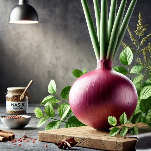 Organic Fresh Nasik Red Onion, Shape : Round