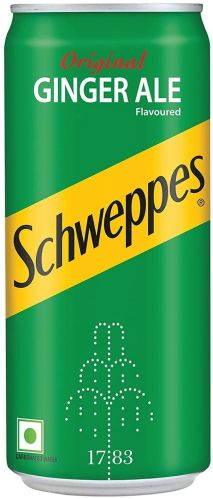 Schweppes Ginger Ale Soft Drink, Packaging Type : Can (tinned), Packaging Size : 300ml