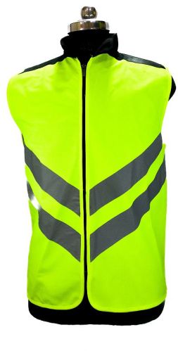 Nylon FSPRO Diagonal Single Tone Safety Jacket, Color : Green