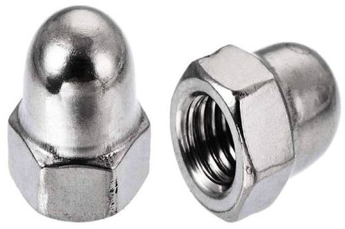 Metal Dome Nuts, Color : Grey Standard For Fitting Use