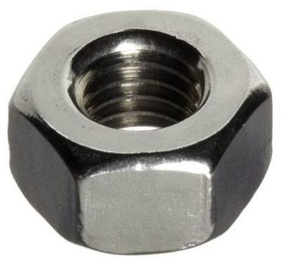 Polished Metal Hexagon Nuts, Color : Metallic Standard For Electrical Fittings, Furniture Fittings