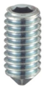Hexagon Socket Cone Point Screws Standard