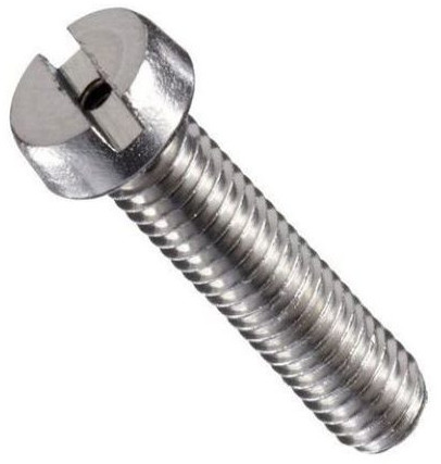 Metal Slotted Cheese Head Screws, Color : Grey Standard