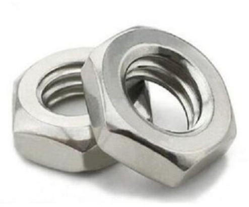 Polished Metal Thin Nuts, Color : Metallic Standard