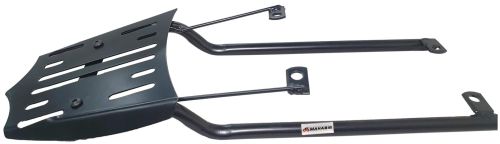 Polished Iron Luggage Rack Mt 15, Color : Black