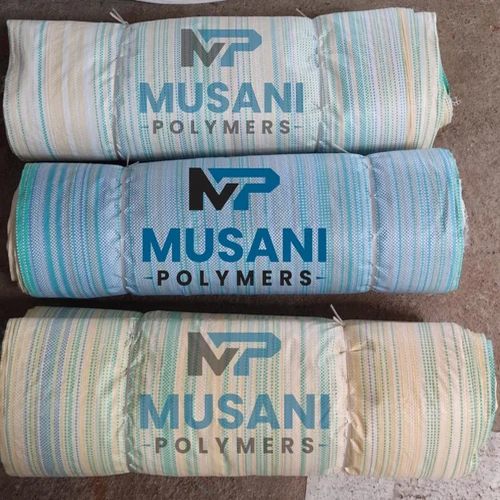 Striped Musani Polymers Color PP Woven Fabric Roll for Making Sack Bag