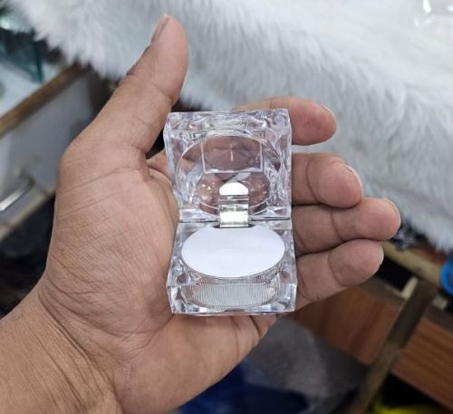 Square Crystal Ring Box, Color : Transparent for Jewellery Packaging