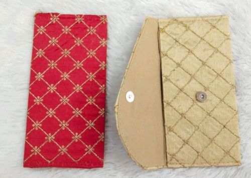 Cloth Handmade Fancy Envelopes, Design : Rectangular
