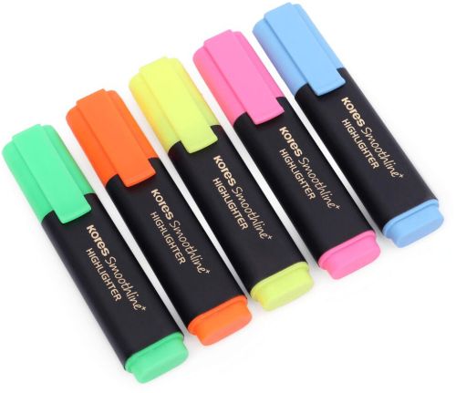 Plastic Highlighter, Ink Color : Multicolor