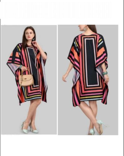 Polyester Printed Kaftan Dress