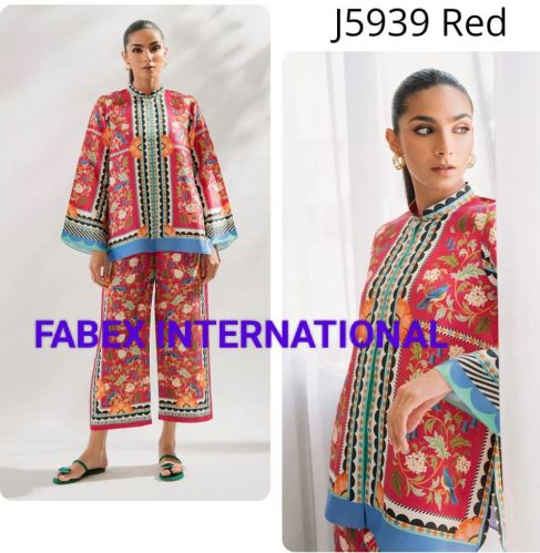 Red Korean BSY Women Co- Ord Set