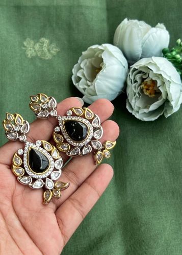 Polished Ladies Fancy Earrings Party Wear Modern