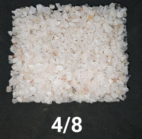 4/8 Mesh Quartz Silica Sand, Color : Off White, Form : Granule