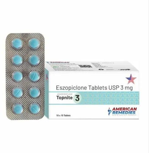 Topnite 3 Tablets, Composition : Eszopiclone For Insomnia