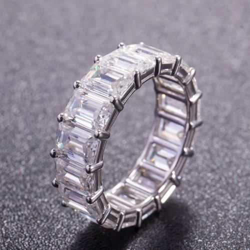 Customized White Gold Diamond Ring, Gender : Unisex