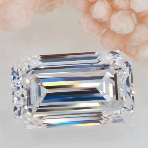 Polished Emerald Cut Diamond, Color : Silver Modern, Form : Solid